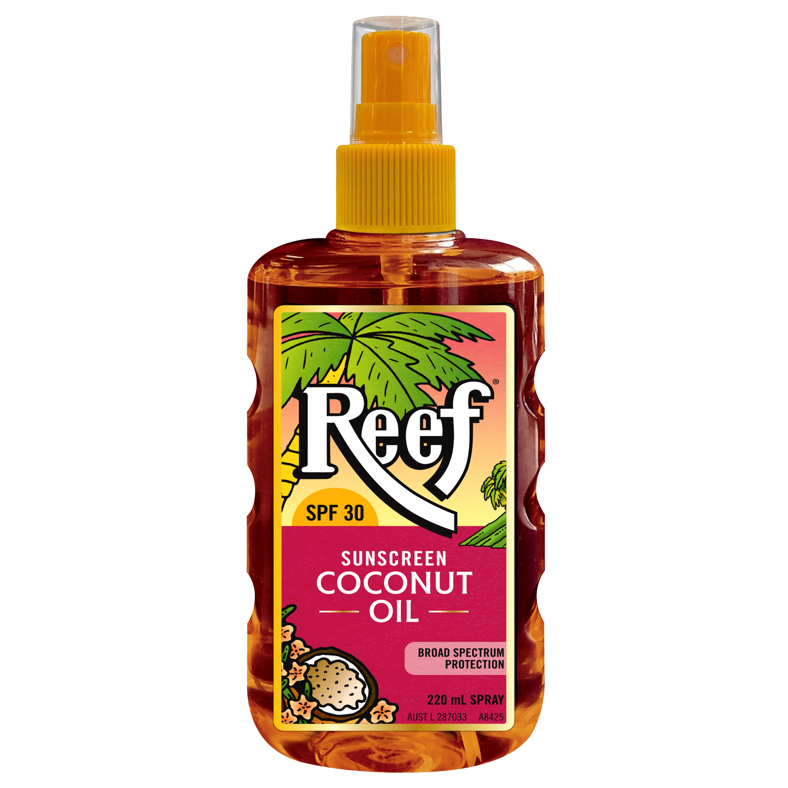 Reef Sunscreen Coconut Oil Spray SPF 30 220mL
