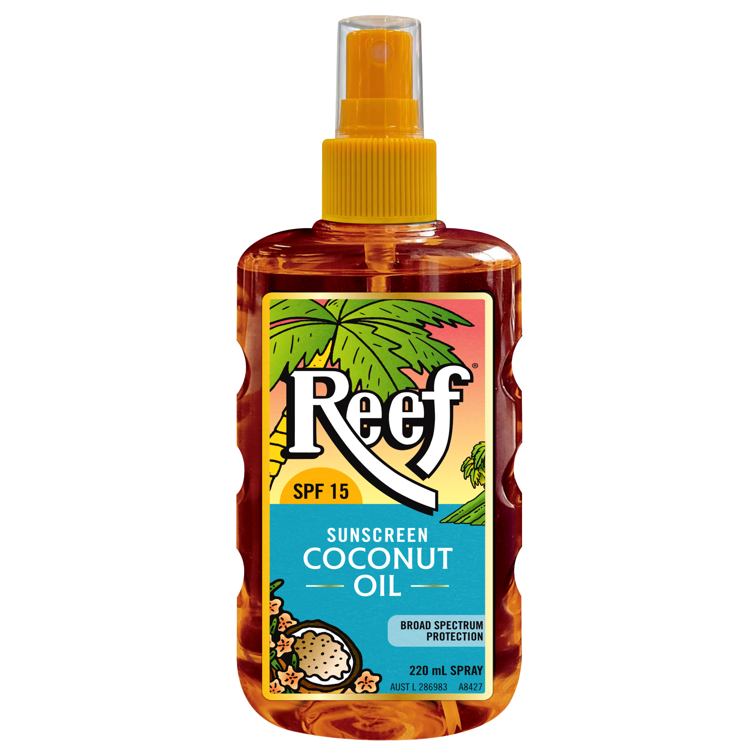 Reef Sunscreen Coconut Oil Spray SPF 15 220mL