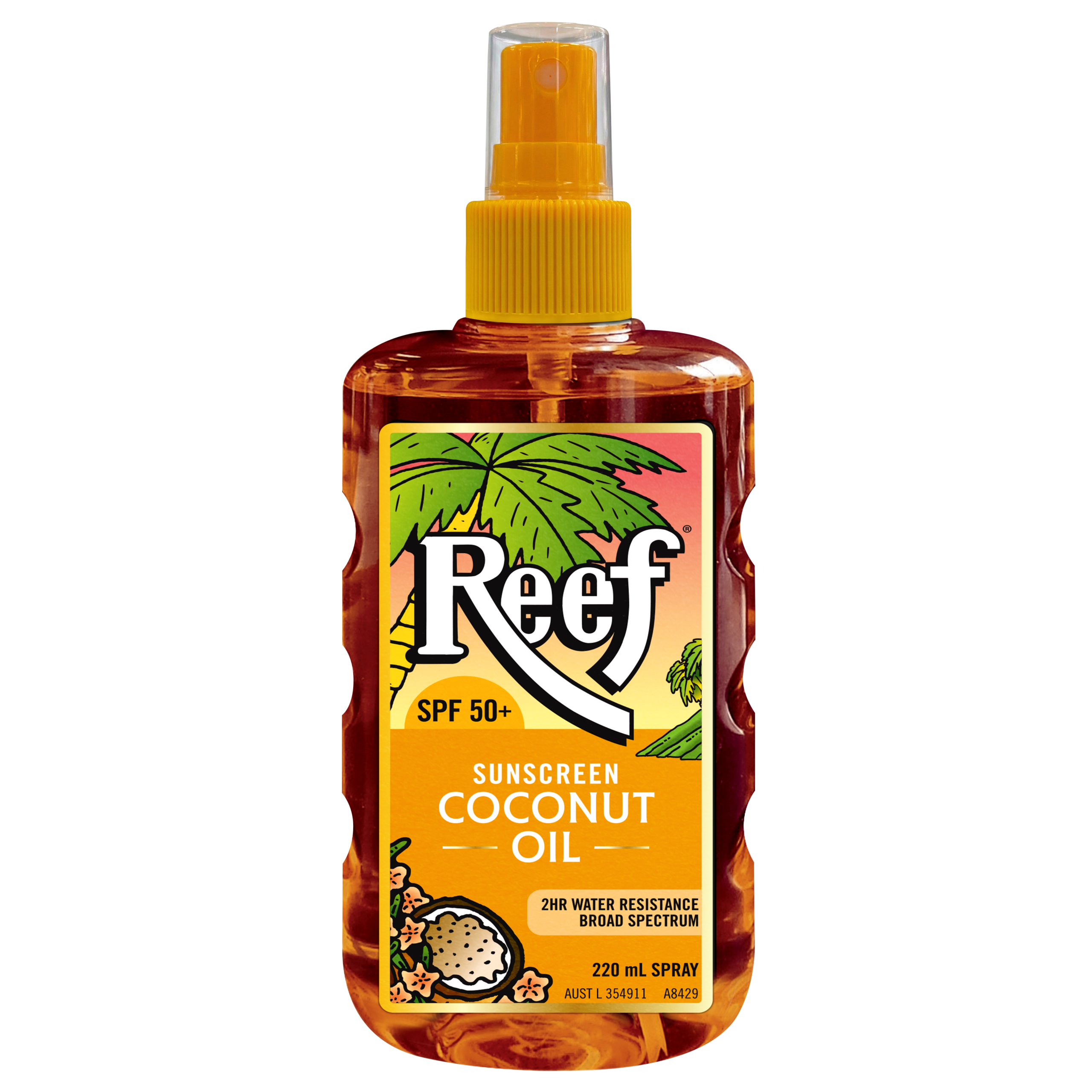 Reef Sunscreen Coconut Oil Spray SPF 50+ 220mL