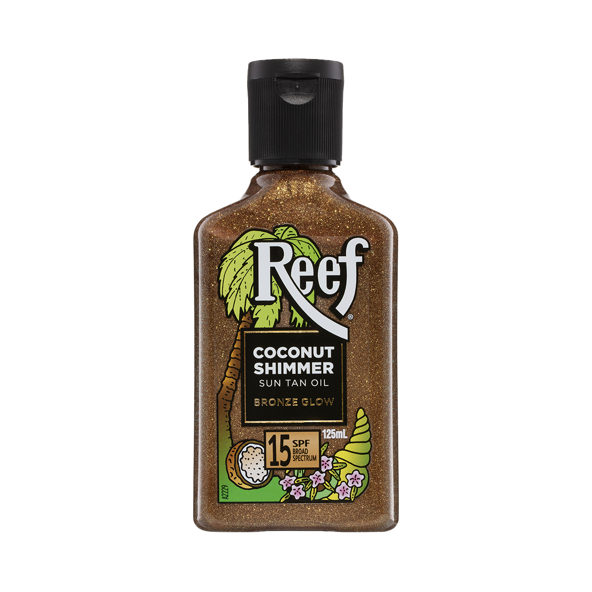 Reef Coconut Shimmer Sun Tan Oil SPF 15 125mL Reef